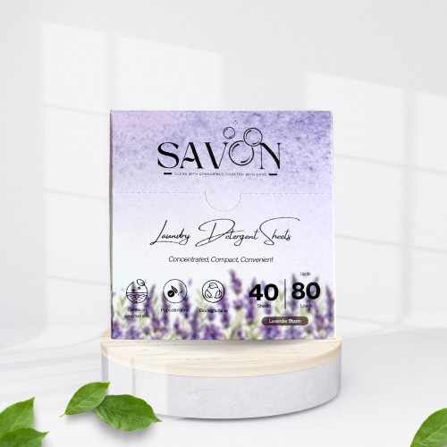 Savon Laundry Detergent Sheets | Lavender Bloom